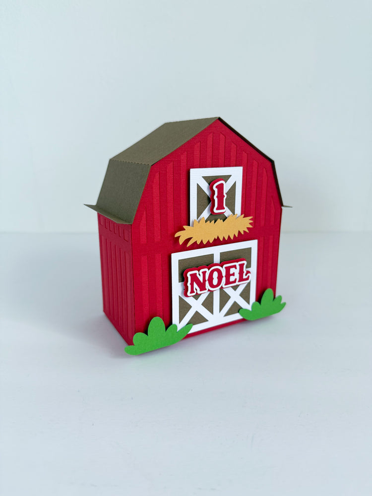 Custom Favor Box - Farm Barn