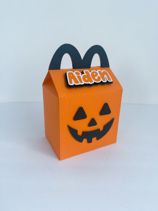 Custom Favor Box - Halloween Happy Kids Meal