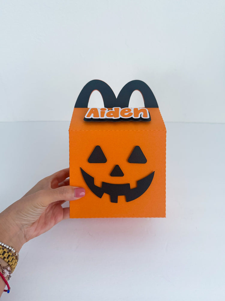 Custom Favor Box - Halloween Happy Kids Meal
