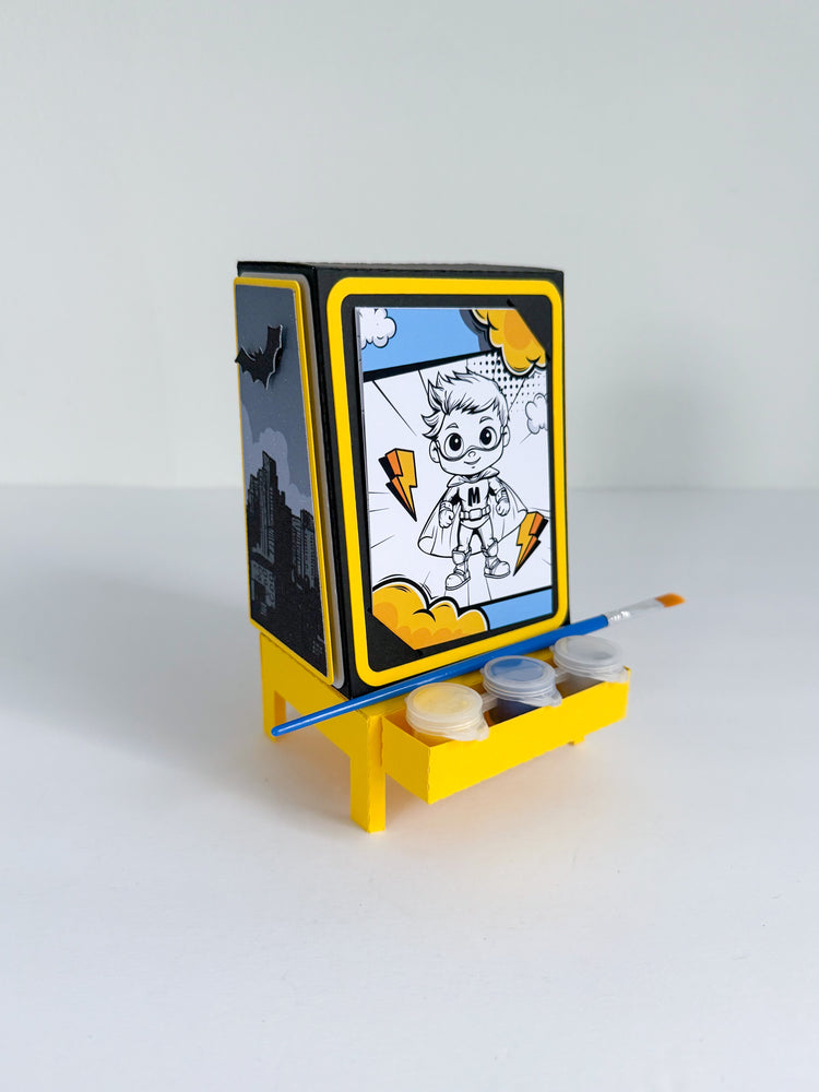 Custom Paint Easel Favor Boxes