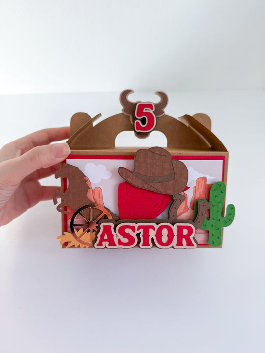 Custom Favor Boxes - 3D Gable