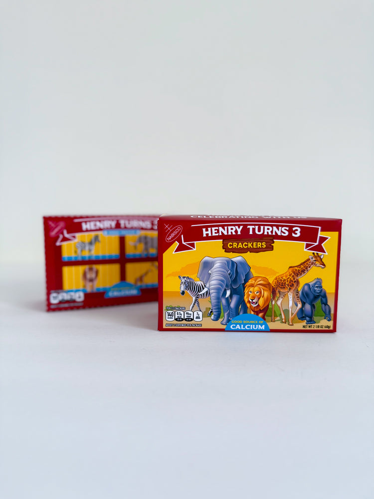 Custom Animal Circus Crackers Box