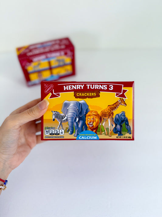 Custom Animal Circus Crackers Box