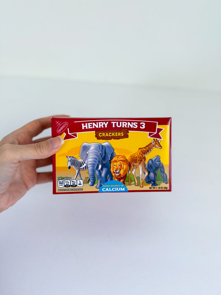 Custom Animal Circus Crackers Box