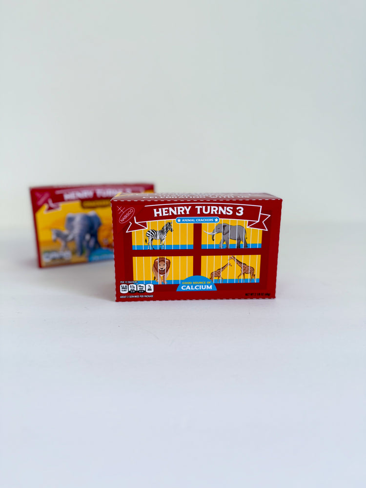 Custom Animal Circus Crackers Box