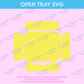 Template - Open Tray Crayon SVG