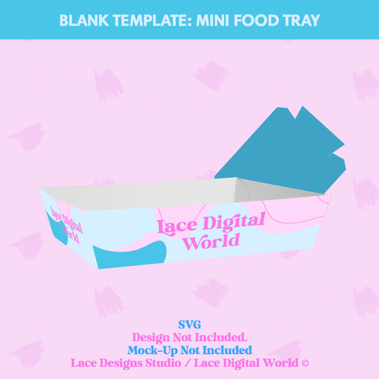 Template - Mini Food Tray