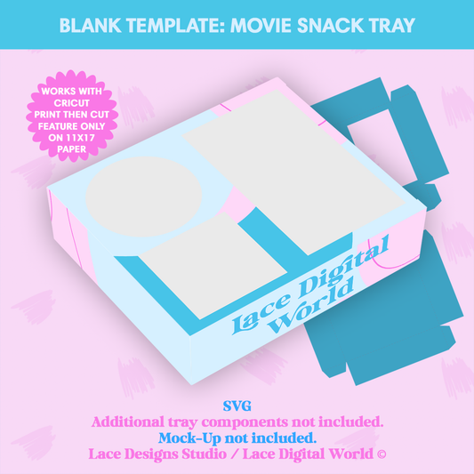 Template - Movie Snack Tray