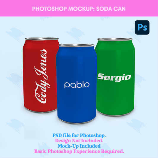 Mockup - Soda Can Label