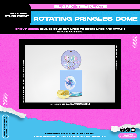 Template - Spinning / Rotating Pringles