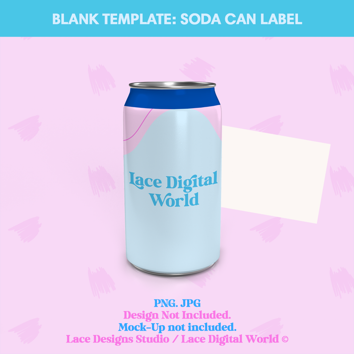 Template - Soda Can Label – Lace Designs Studio
