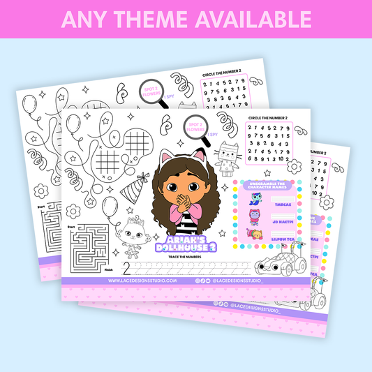 Custom Activity Sheets