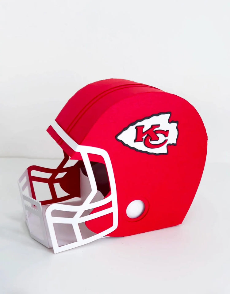 Custom Favor Box - Sports Football Helmets