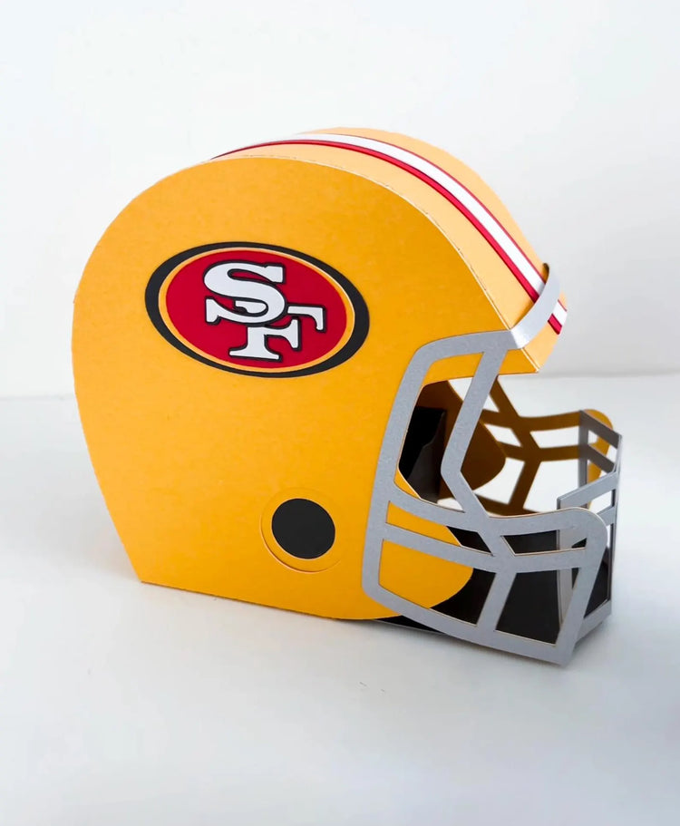 Custom Favor Box - Sports Football Helmets