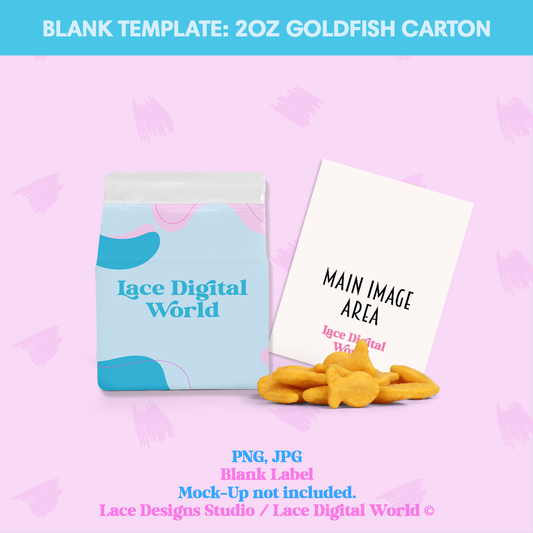 Template - Goldfish Carton Label, 2oz