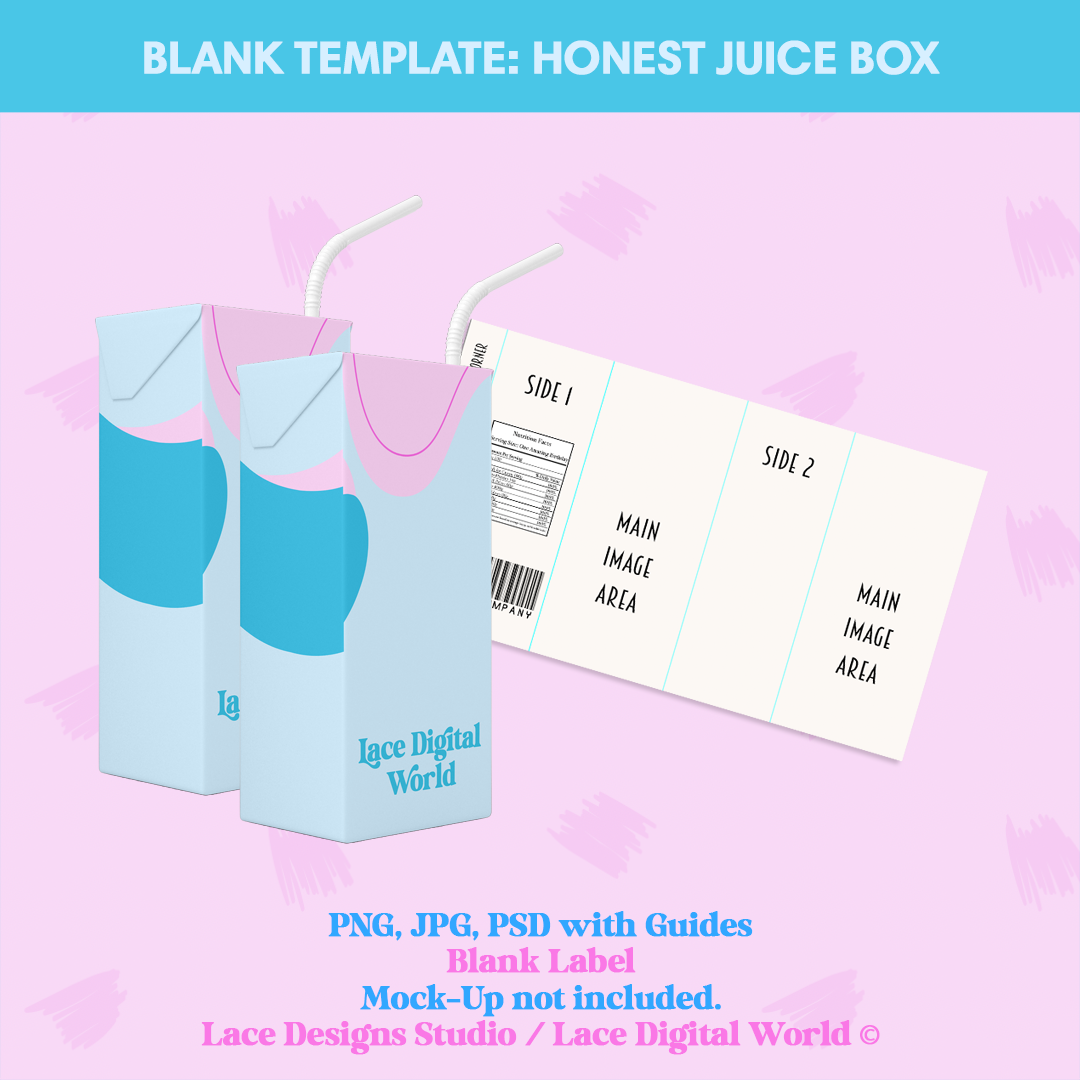 Juice Box Template Juice Box Cover Template