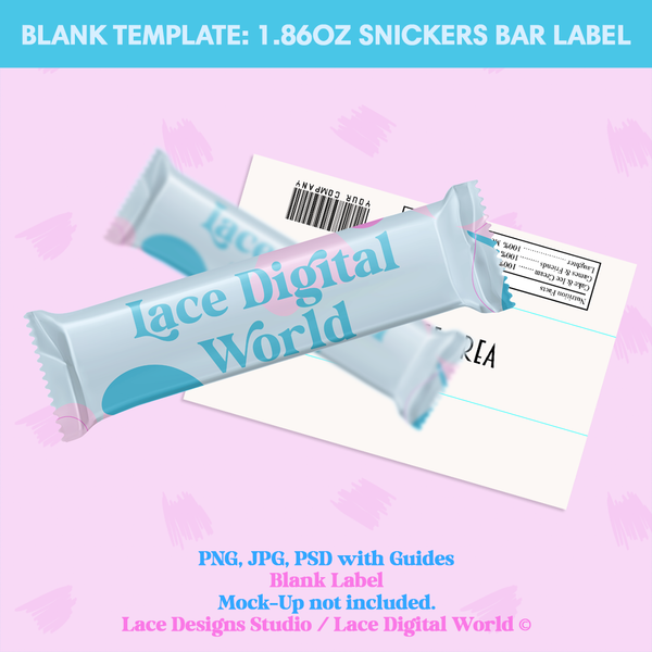 Template - Snickers Bar – Lace Designs Studio