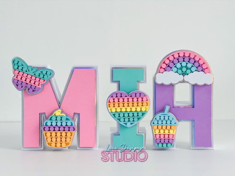 Custom 3D Letters