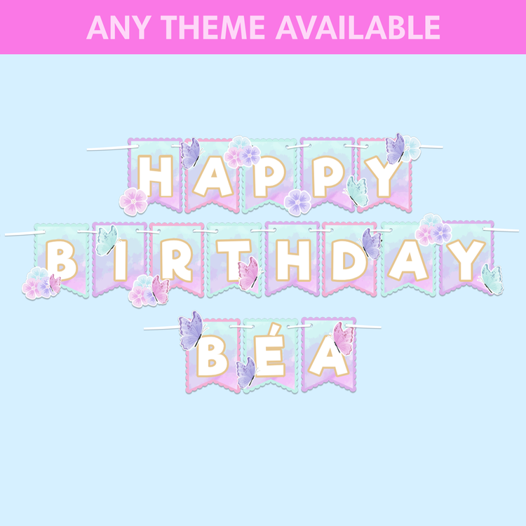 Custom Happy Birthday Banner